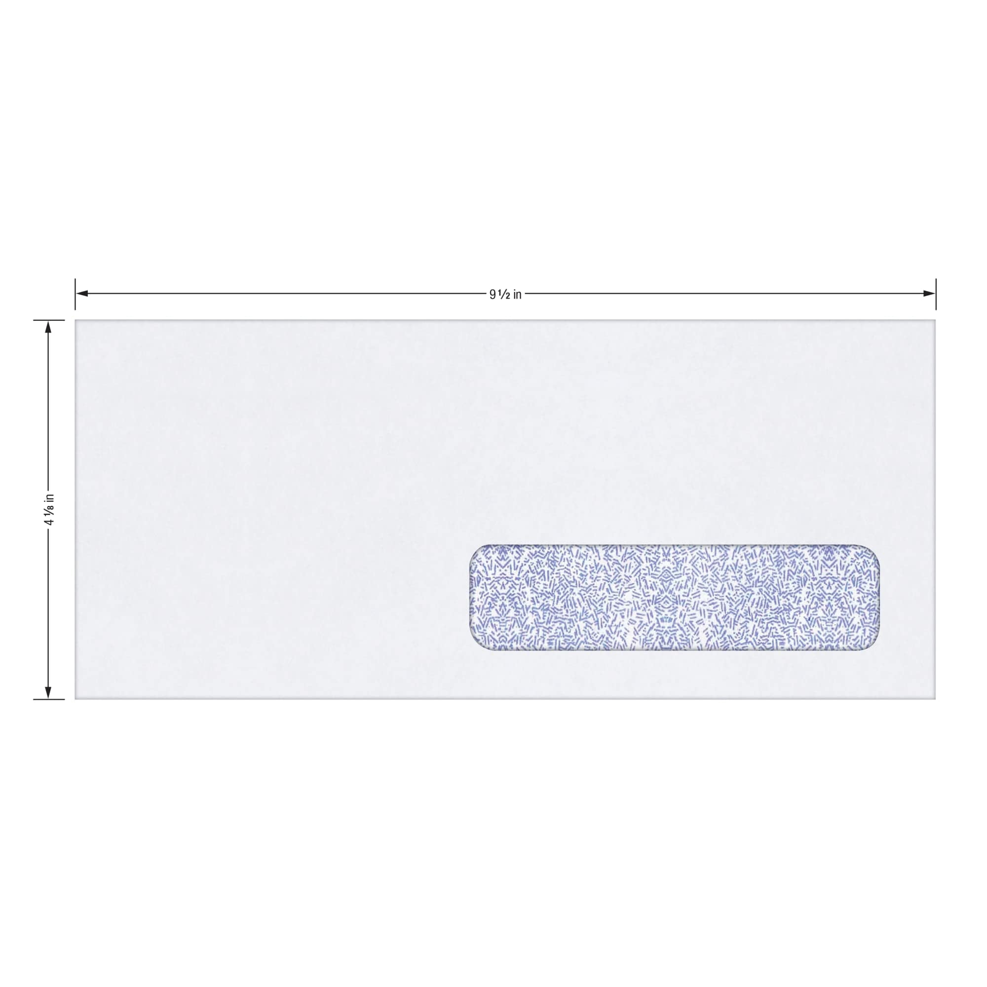 Office Depot Medical Claim Business Envelopes, #10 (4 1/8in. x 9 1/2in.), White, Box Of 500, 77175