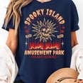 thumbnail image 3 of Funny Spooky Island Est 2002 Amusement Park Skull T-Shirt, Men's And Women's Graphic Tee 100% Cotton by TBun, Full Sizes S-5XL, 3 of 5