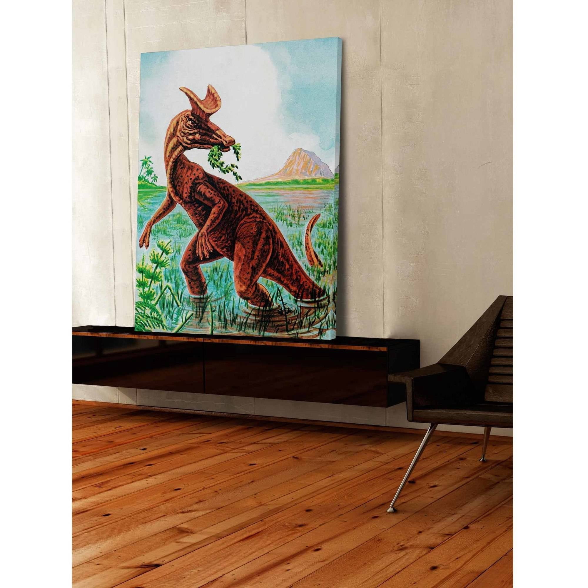 Marmont Hill "Lambeosaurus" by Curtis Painting Print on Canvas