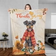 thumbnail image 3 of Happy Thanksgiving Miniature Pinscher with Turkey Pumpkins Autumn Vibes Cozy Fleece Blanket Mini Pin Dog Lover Warm Soft Throw Blanket - 12018, 3 of 5