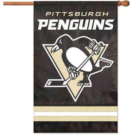 Penguins Applique Banner Flag