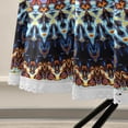 thumbnail image 5 of Coolnut 60" Madala Outdoor Tablecloth with Umbrella Hole and Zipper, Waterproof Round Tablecloth for Party,Patio,Picnic,Holiday Dinner,Summer, 5 of 7