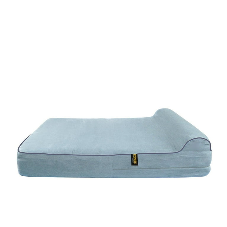 Dog Bed With Pillow Orthopedic Memory Foam Waterproof Small Grey Walmart