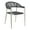 Light Gray, variant on Furniture of America Clark Aluminum Patio Dining Chair in Dark Brown