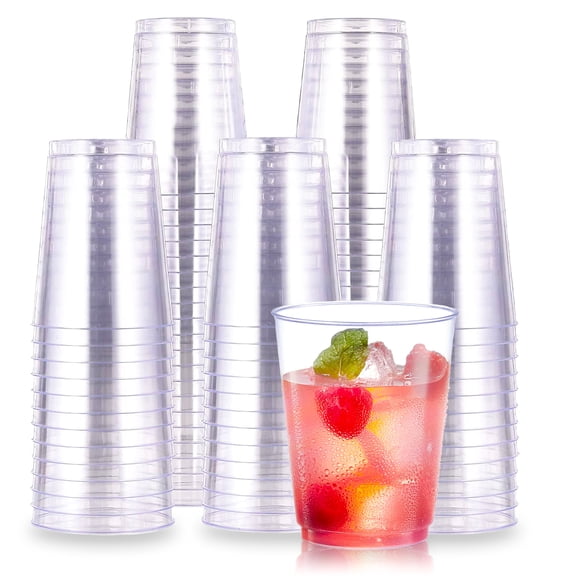 100 Vasos Elegantes Desechables 10 Onzas Para Fiesta Berry Hip CUPTR10