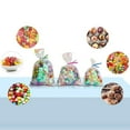 thumbnail image 3 of Shoreew 100 Pcs Candy Bags Iridescent Clear Cellophane Party Bags with Twist Ties for Cookies Candy Treats Halloween Christmas Gift Bags, 3 of 7