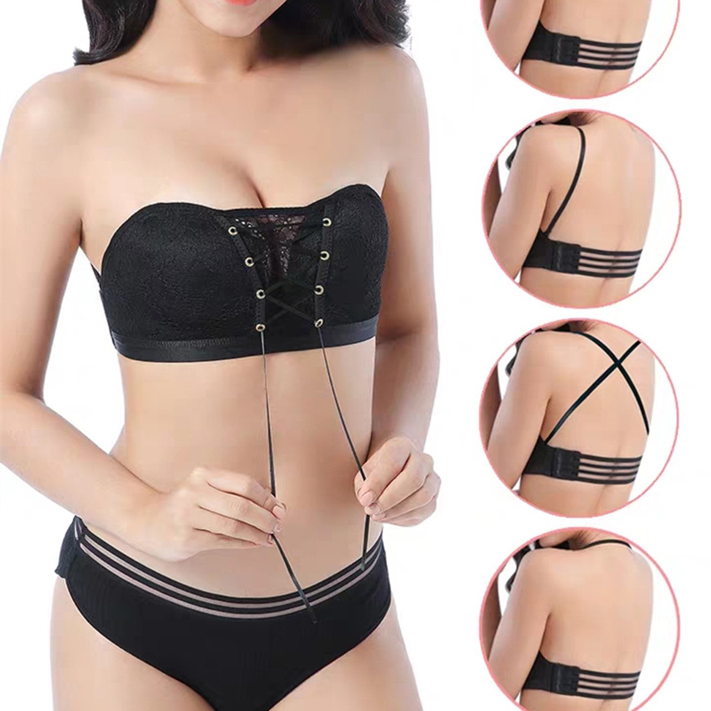 drawstring bra