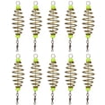 thumbnail image 1 of Señuelos De Pesca De Primavera 10 unids/set cebo de pesca resorte alimentador de acero inoxidable accesorios de herramientas de pesca, 1 of 4