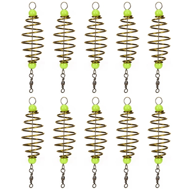 Cebo de Pesca Kuymtek 10 Unids/set Aparejos Colgantes Alimentador Acero Herramientas Pesca