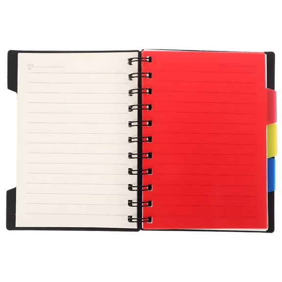 CCOCC Spiral Notebook with 3 Tabs Small Notebook Mini Work Notebook Project Planners Notebook for Office Supplies Task Management Work Organizations