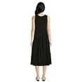 thumbnail image 4 of Time and Tru Women's Midi Tank Dress, 4 of 5