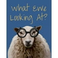 thumbnail image 2 of Fab Funky 20x24 Gold Ornate Wood Framed with Double Matting Museum Art Print Titled - What Ewe Looking At Sheep Print, 2 of 4