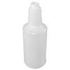 10PK Genuine Joe Plastic Cleaning Bottle, 1 Quart, Translucent, Each