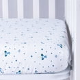 thumbnail image 4 of Parent's Choice Playard Fitted Sheets, Blue Rockets, 2 Count, 4 of 8