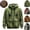 Army Green, variant on Mens Halloween Graphic Hoodie Vintage Distressed Patchwork Long Sleeve Hooded Sweatshirt with Pocket for Party Daily Wear