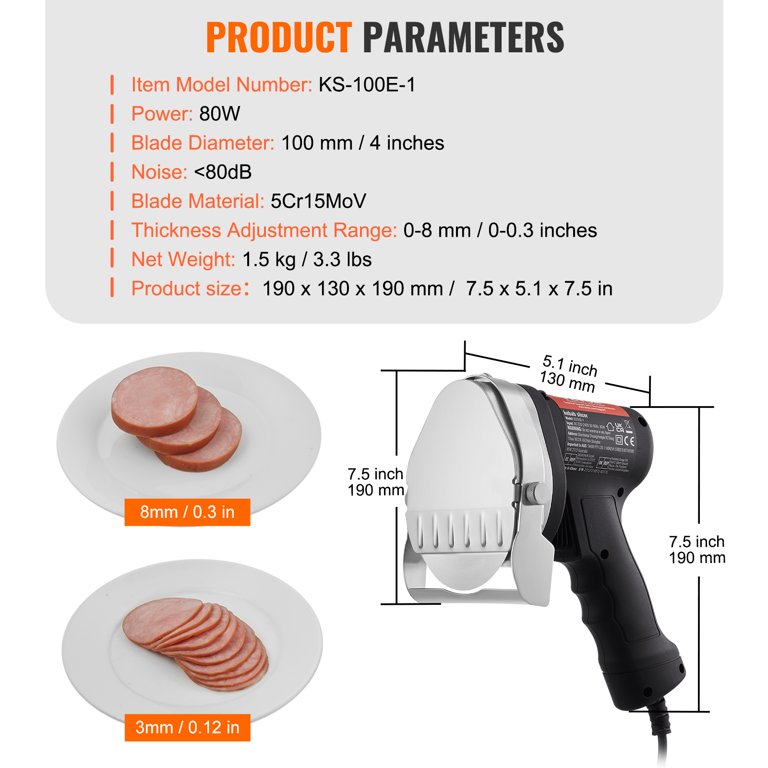 ケバブナイフ KFFKFF Electric Shawarma Knife with 2 Blades Turkish Doner