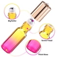 thumbnail image 4 of Yongwei 10pcs Essential Oil Roller Bottles Gradient Glass Bottles with Stainless Steel Roller Balls, 4 of 10