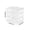 White Clear, variant on HCBY 6-Compartment Clear Drawer Organizer, Transparent Desktop Storage Box for Cosmetics, Office Supplies, Hair Accessories, Acrylic Vanity & Desk Organizer (White Clear,4.7"x4.7"x3.5")