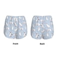 thumbnail image 5 of Lsque Rabbit Is Eating Carrots Printed Women's Running Shorts with Liner Pockets,Elastic Quick Dry Workout Athletic Gym Yoga Shorts,Womens High Waist Shorts-Small, 5 of 9