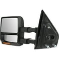 thumbnail image 2 of MIRROR Compatible For 2009-2014 Ford F-150 Left Driver Towing Heated Power Glass In-housing Signal Light With memory Paintable, 2 of 5