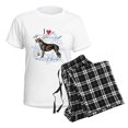 thumbnail image 4 of CafePress - Irish Wolfhound Women's Light Pajamas - Women's Short Sleeve Print T-Shirt and Pants Light Cotton Pajama Set, 4 of 7