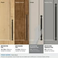 thumbnail image 3 of Amerock Coble 12 inch (305mm) Center-to-Center Matte Black Appliance Pull, 3 of 6