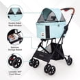 thumbnail image 5 of IBIYAYA 3-in-1 Tri-Fold Pet Carrier, Spearmint, 33 lb Limit, 5 of 7