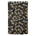 thumbnail image 2 of Luxury Dollar Bill Chain Blackout Curtains W82 x L52 1 Panel Window Curtain for Bedroom Living Room, 2 of 7