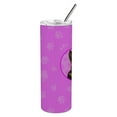 thumbnail image 2 of Carolines Treasures WDK1328TBL20 German Shepherd Black and Tan Design2 Stainless Steel 20 oz Skinny Tumbler Pink 20 oz, 2 of 4