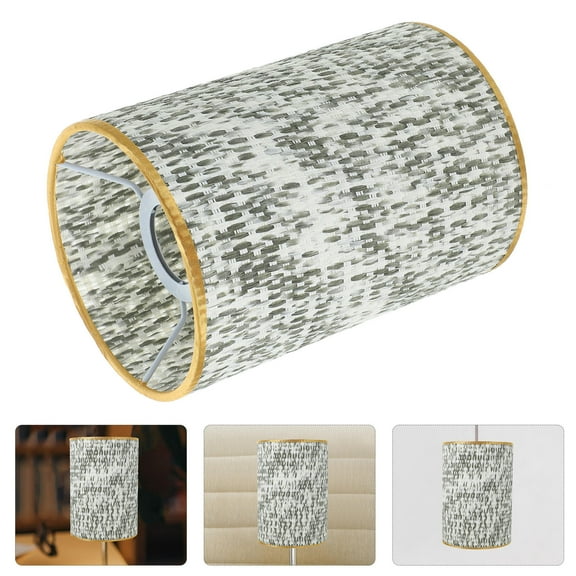 SOPOTUTU Linen Drum Lamp Shade for Floor Lamps, 1 Piece Light Shade Cover, and Stylish