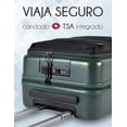 thumbnail image 4 of RED VELVET Maleta Carry On de Cabina Rígida de Viaje, con Puerto USB, Candado de Seguridad TSA Integrado y Ruedas Dobles 360°. Equipada con Acceso Frontal para Laptop y Tablet. (BEIGE), 4 of 7
