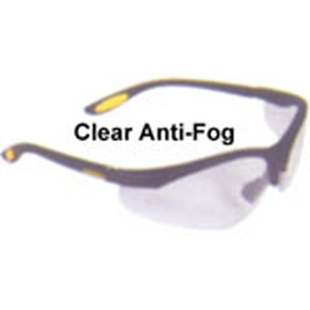 

De Walt Reinforcer Safety Glasses w/ Clear Anti-fog Lens