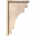 thumbnail image 3 of 5 1/2"W x 14"D x 22"H Mediterranean Smooth Corbel w/Backplate, Douglas Fir, 3 of 9