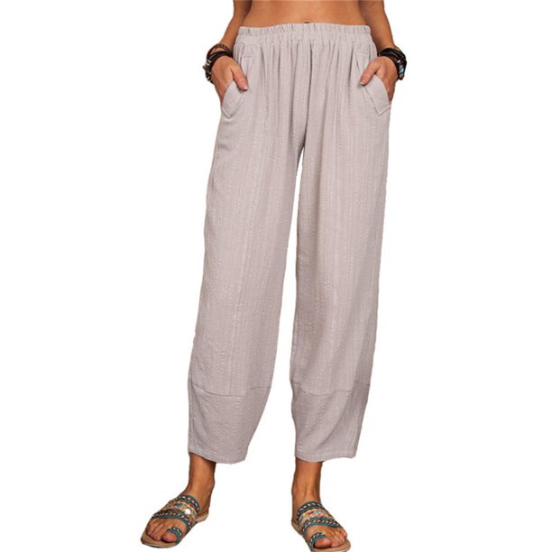 Txlixc Pantalones de verano para mujer Txlixc moda
