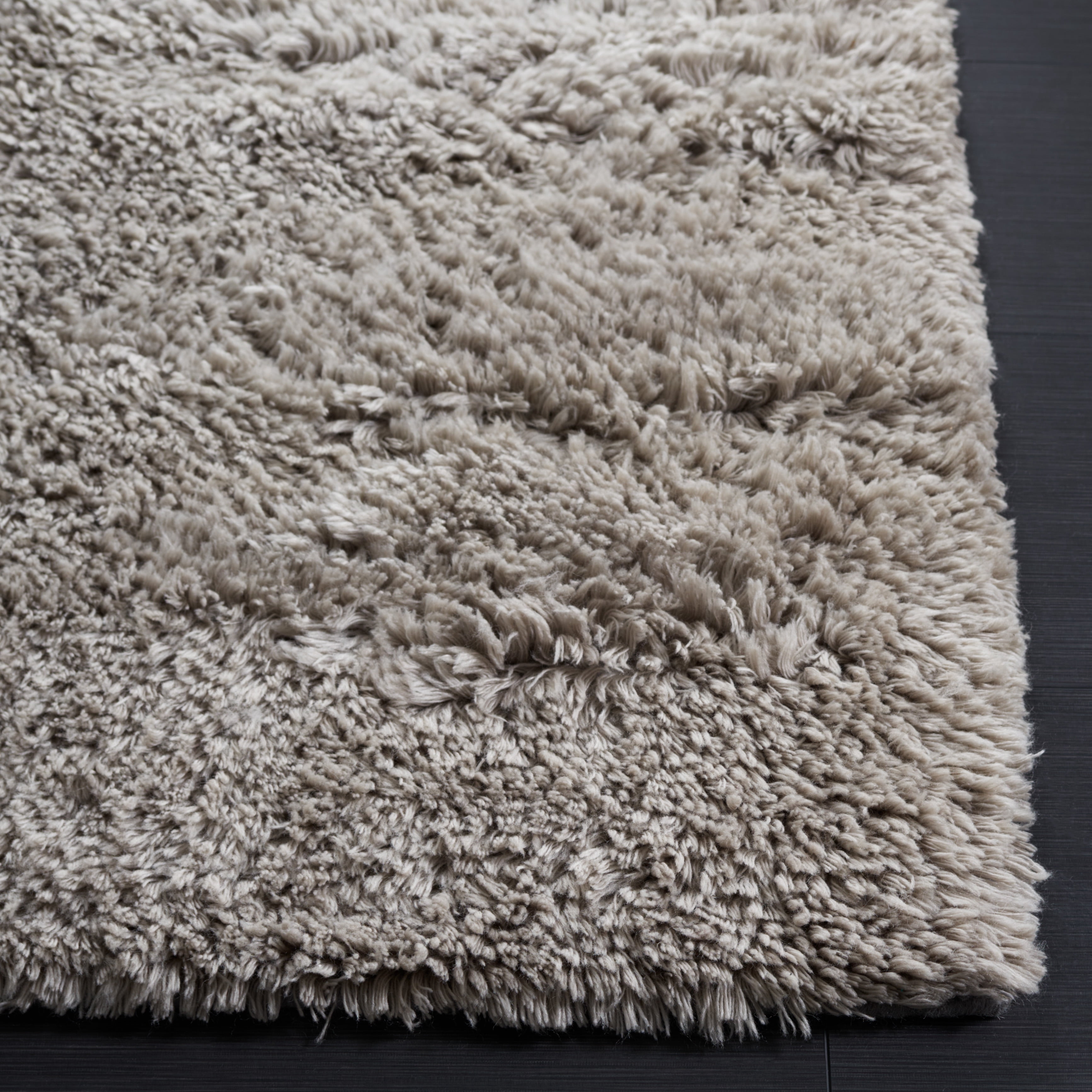 SAFAVIEH Casablanca Genette Solid Area Rug, Grey, 6' x 9'