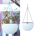 thumbnail image 2 of SXcggal Small Size Rattan Hanging Plastic Pot Honeycomb Hanging Pot Hanging Pot Indoor Hanging Hanging Resin Pot Practical Basic Flower Pots For Garden, 2 of 7