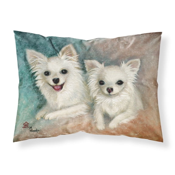 Carolines Treasures MH1064PILLOWCASE Chihuahua The Siblings Fabric Standard Pillowcase Standard multicolor