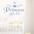 thumbnail image 3 of EGNMCR Wall Stickers, Cute Stickers The Princess Decal Living Room Bedroom Vinyl Carving Wall Decal Sticker Carving Wall, 3 of 3