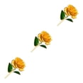 thumbnail image 2 of Naiovety Exquisitas rosas de porcelana 24K chapadas en oro Brillantes y resistentes rosas chapadas en oro Plantas artificiales amarillas Type1 NO1, 2 of 6