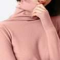 thumbnail image 5 of Luxalzxs Pure Cotton Sweaters for Women Rib Turtleneck Long Sleeve Blouses Tops Casual Fashion Loose Fit Casual Knit Tops, 5 of 5