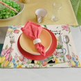 thumbnail image 4 of Easter Placemats Set of 4, Cotton Linen Heat Resistant Table Mats Non-Slip Washable Happy Easter Truck Bunny Eggs Gnome Placemat for Holiday Banquet Kitchen Table Decor, 4 of 7