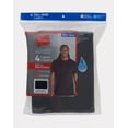 thumbnail image 5 of Hanes Big Tall T-Shirt 4-Pack Men's Crewneck Ultimate  Man Cool Comfort FreshIQ, 5 of 6