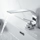 thumbnail image 5 of Bearachild Grifo de cascada con fácil instalación Transforma el baño con estilo Grifo de baño fácil de instalar Accesorios de baño Negro y plata, 5 of 6