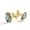 Color 1, variant on Men's Classic Stainless Steel, Cute Dinosaurs Paws Pattern Cufflinks Business Wedding Shirts, Golden