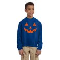 thumbnail image 2 of Awkward Styles Halloween Girls Boys Youth Sweatshirt Orange Jack O Lantern Crewneck Tops for Kids, 2 of 5