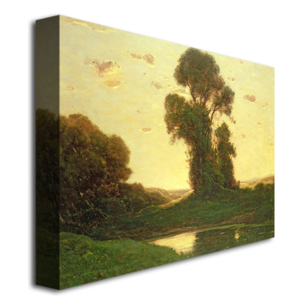 Trademark Fine Art "View in the Campagna" Canvas Art by Henri-Joseph Harpignies