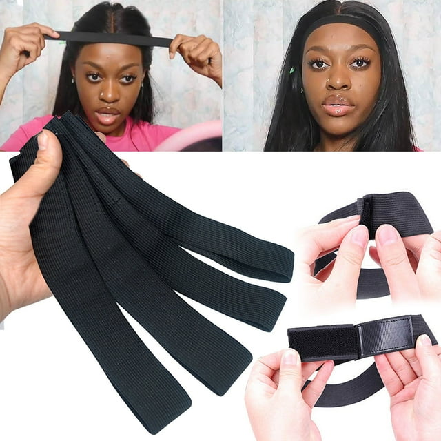 Hair Rope 2 Neutral Edge Control Band for Wigs with Fusible Lace and Wrapped Elastic Bonding Solution for Durable Hairline