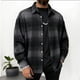 thumbnail image 1 of Ceisia Men's Warm Casual Plaid Button Down Lapel Long Sleeve Shirt Jacket Classic Fashion Daily Outerwear Tops Gift, 1 of 9