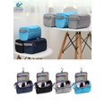 thumbnail image 2 of Deago Hanging Travel Toiletry Bag - Travel Toiletries Bath Bag, Bathroom Bag for Traveling - Shower Bags for Men and Women "Blue", 2 of 7