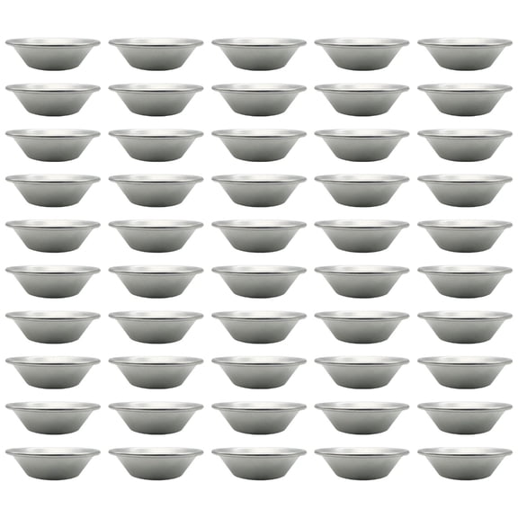 Pack of 50 Nonstick Western Cake Cup Pudding Molds Aluminum Muffins Tin Small Eggs Tart Moulds Practical Kitchen Tool